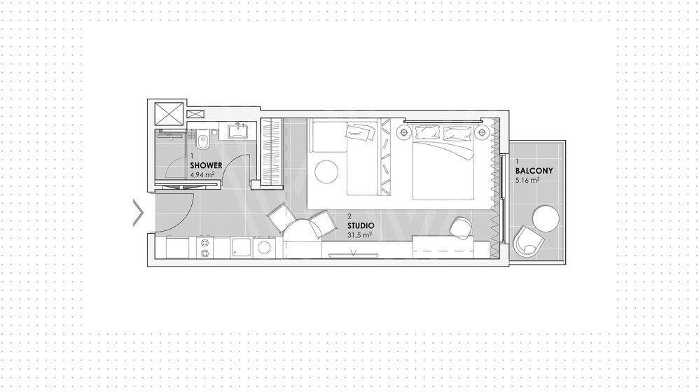 281 Wohnungen kaufen  - Jumeirah Village Circle, VAE – Bild 5