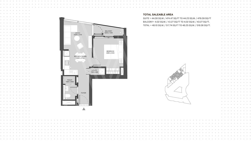 5081 stüdyo daire satın al - Dubai şehri, BAE – resim 5