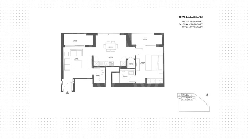 5080 stüdyo daire satın al - Dubai şehri, BAE – resim 17