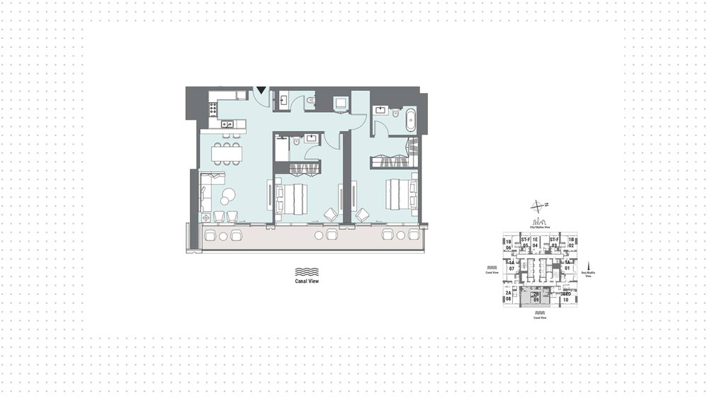 Immobilie kaufen - 2 Zimmer - Business Bay, VAE – Bild 15