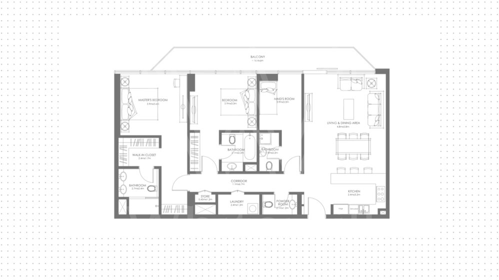 Stüdyo daireler satılık - Abu Dabi - $1.361.500 fiyata satın al – resim 18