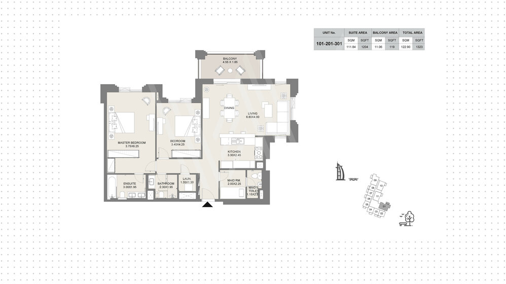 Apartments zum verkauf - Dubai - für 1.129.866 $ kaufen – Bild 14