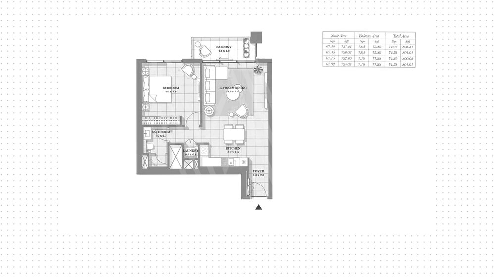 14 Wohnungen kaufen  - 1 Zimmer - Bluewaters Island, VAE – Bild 6
