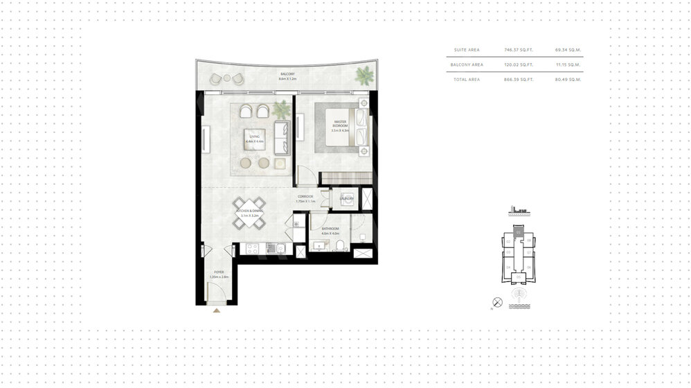 Apartamentos a la venta - Comprar para 952.909 $ — imagen 17