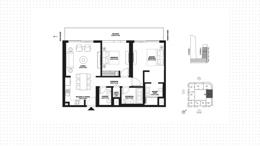 Compre 214 apartamentos  - Emaar Beachfront, EAU — imagen 33