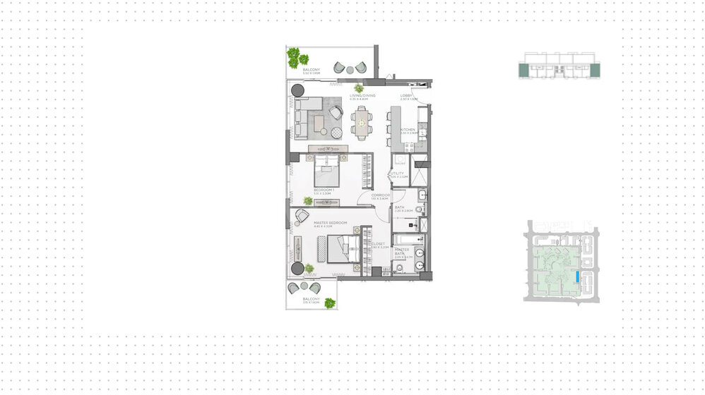 Apartments zum verkauf - Dubai - für 1.144.414 $ kaufen – Bild 11