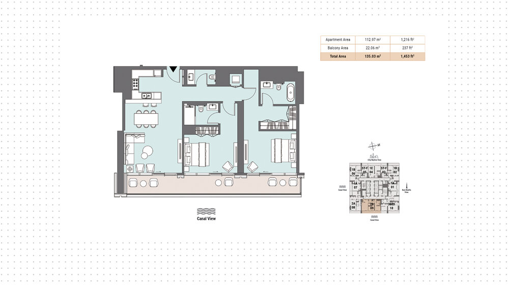 Immobilie kaufen - 2 Zimmer - Business Bay, VAE – Bild 11