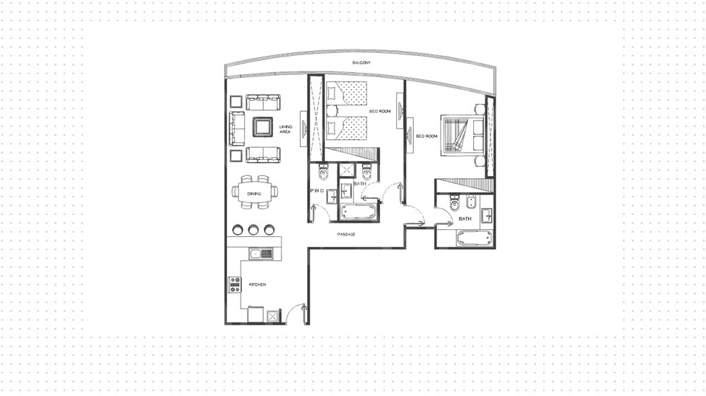 53 Wohnungen kaufen  - 2 Zimmer - Downtown Dubai, VAE – Bild 1