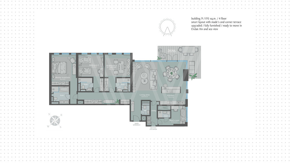 Compre 424 apartamentos  - 3 habitaciones - EAU — imagen 23