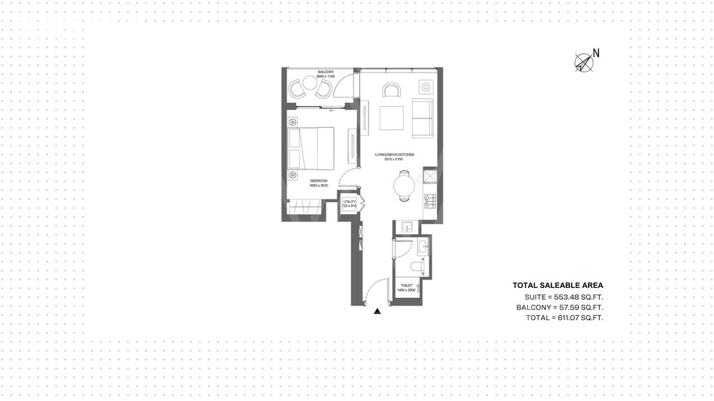 Apartamentos a la venta - Dubai - Comprar para 340.400 $ — imagen 1