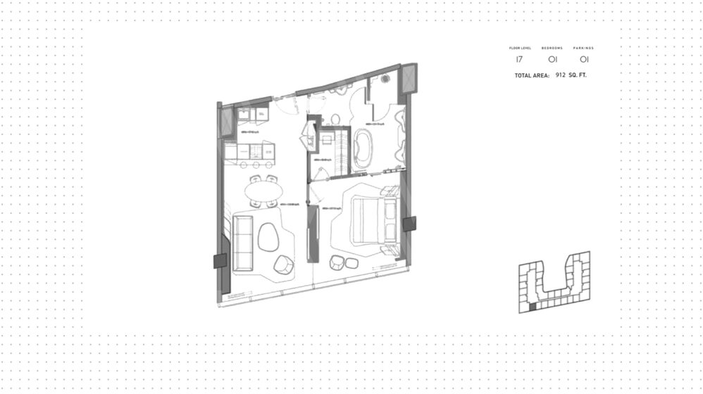 1184 Wohnungen kaufen  - 1 Zimmer - Dubai, VAE – Bild 26