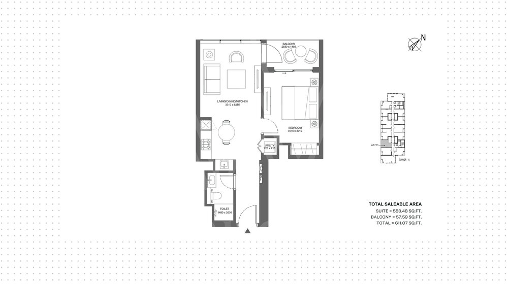 Immobilie kaufen - 1 Zimmer - Dubai, VAE – Bild 16