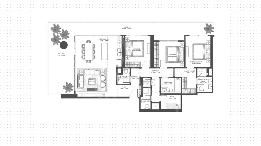 Купить трехкомнатную недвижимость в ОАЭ - изображение 30