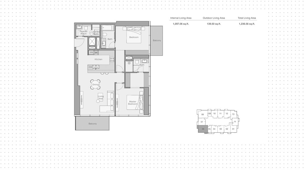 Immobilie kaufen - 2 Zimmer - Jumeirah Lake Towers, VAE – Bild 22