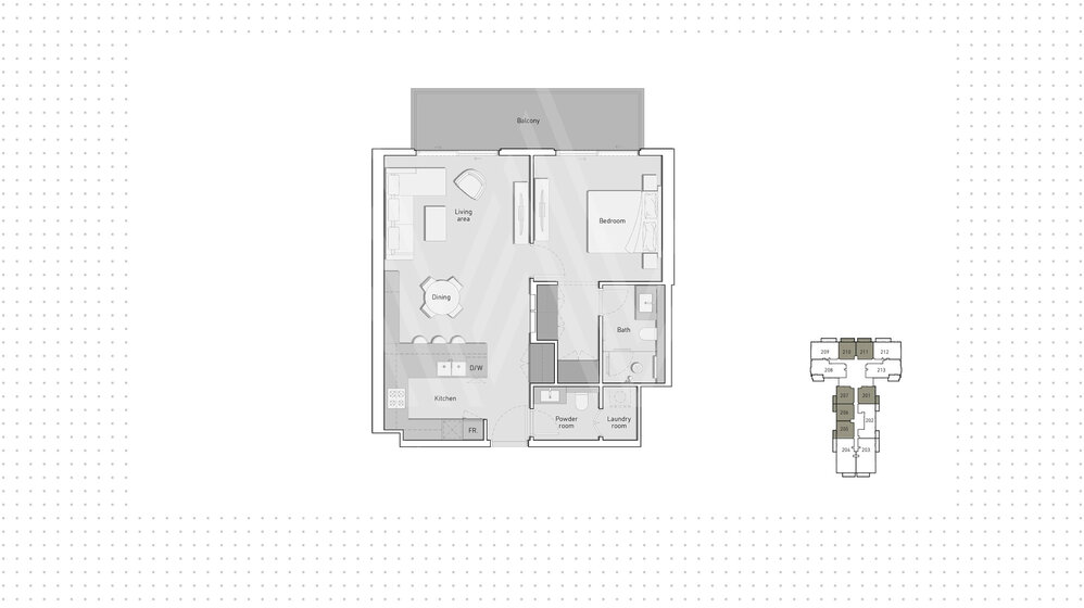 5375 stüdyo daire satın al - BAE – resim 1