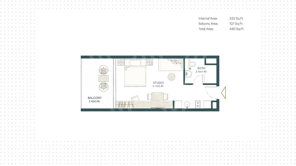 Apartamentos a la venta - Dubai - Comprar para 227.386 $ — imagen 14