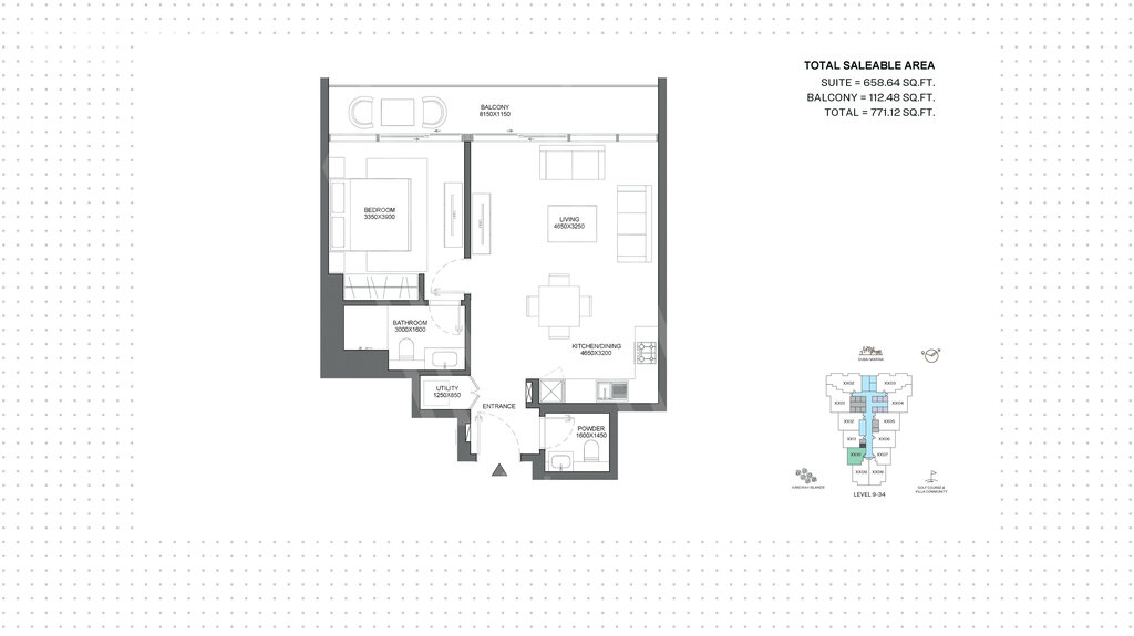 Apartamentos a la venta - Dubai - Comprar para 435.700 $ — imagen 1