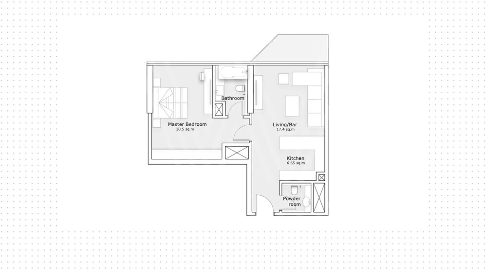 545 stüdyo daire satın al - Abu Dabi, BAE – resim 18