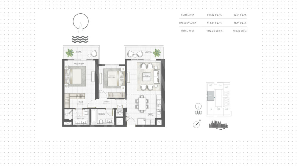 1127 stüdyo daire satın al - 2 odalı - BAE – resim 26