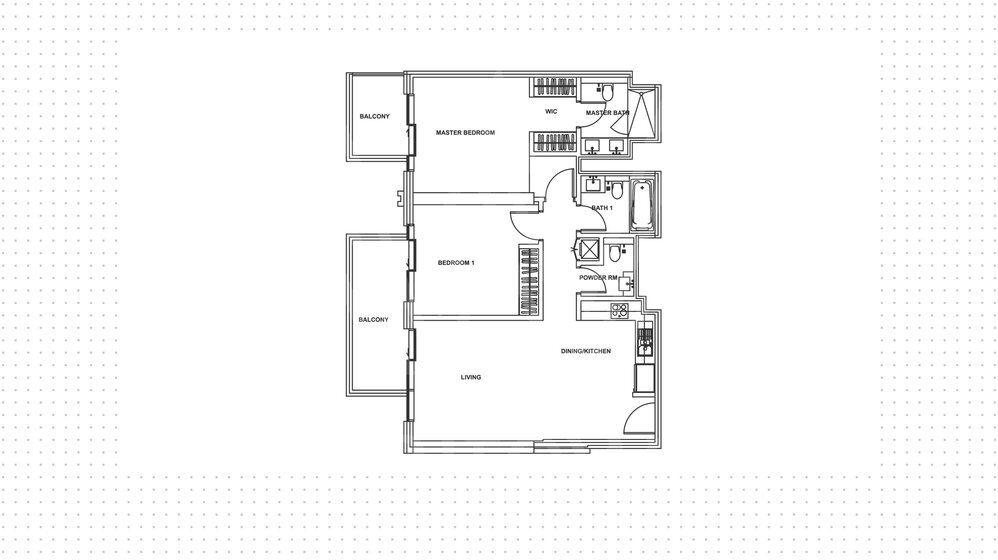 Immobilie kaufen - 2 Zimmer - Emaar Beachfront, VAE – Bild 24