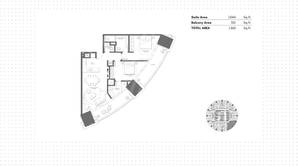 105 stüdyo daire satın al - 2 odalı - Palm Jumeirah, BAE – resim 7