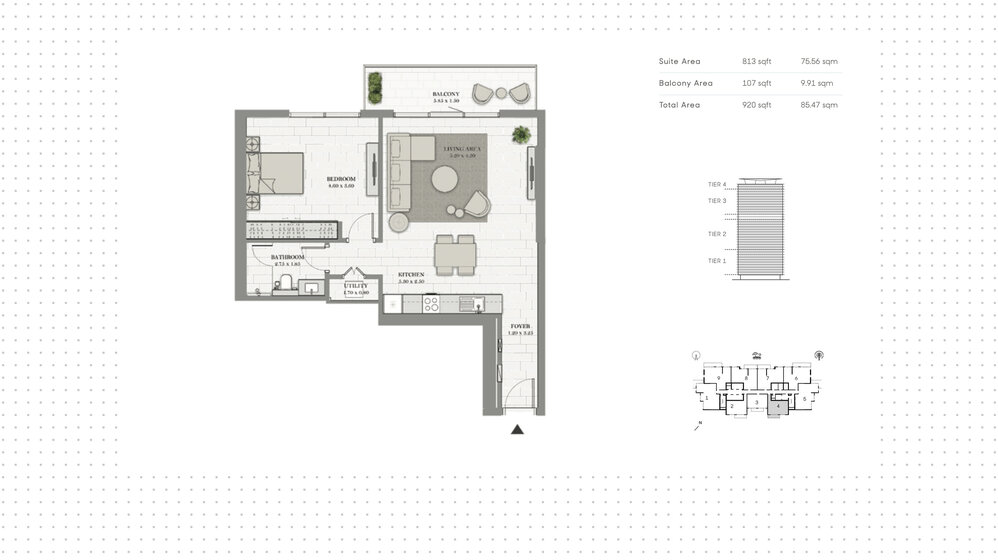 Compre una propiedad - 1 habitación - JBR, EAU — imagen 29