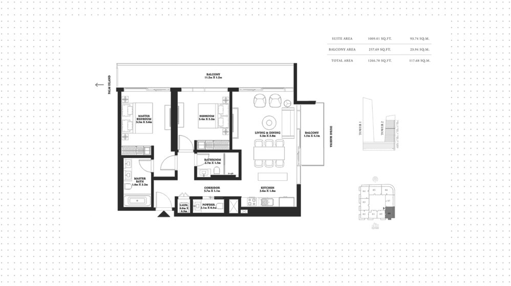 Апартаменты на продажу - Дубай - Купить за 1 974 100 $ - изображение 22