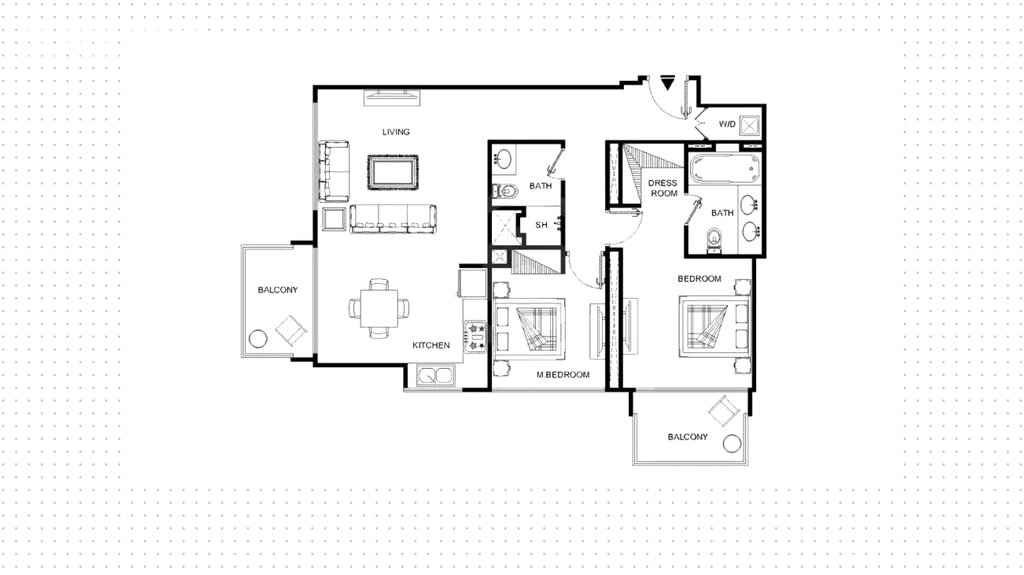 Apartamentos a la venta - Dubai - Comprar para 1.021.100 $ — imagen 1