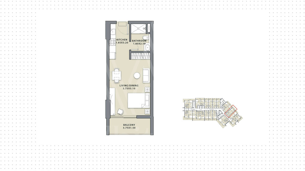 Apartamentos a la venta - Dubai - Comprar para 177.000 $ — imagen 14