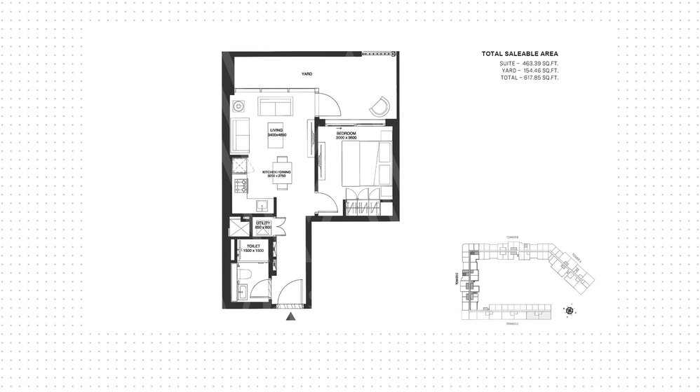 Купить 127 апартаментов - 1 комнатные - MBR City, ОАЭ - изображение 21