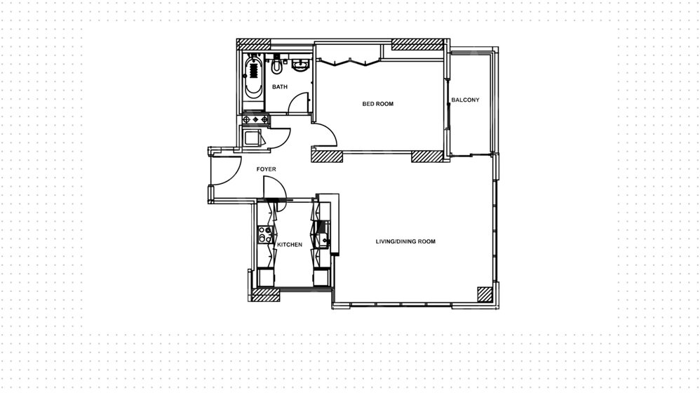 4995 stüdyo daire satın al - Dubai şehri, BAE – resim 1