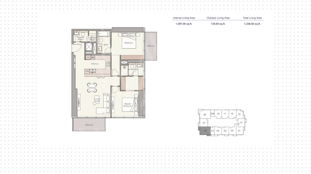 Acheter 214 appartements - Jumeirah Lake Towers, Émirats arabes unis – image 26