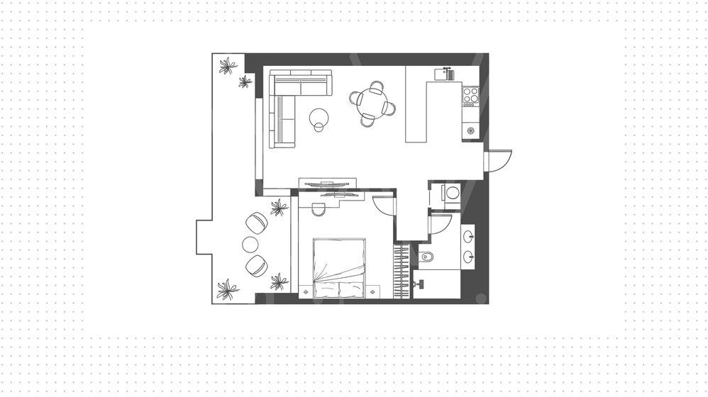 Gayrimenkul satınal - 1 odalı - BAE – resim 1