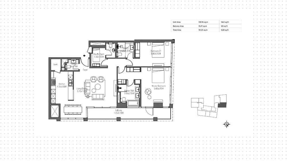 Immobilie kaufen - 2 Zimmer - Al Reem Island, VAE – Bild 13