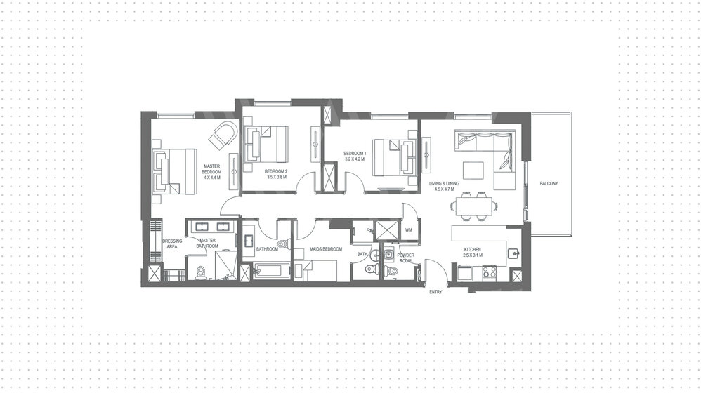 Immobilie kaufen - 3 Zimmer - VAE – Bild 5