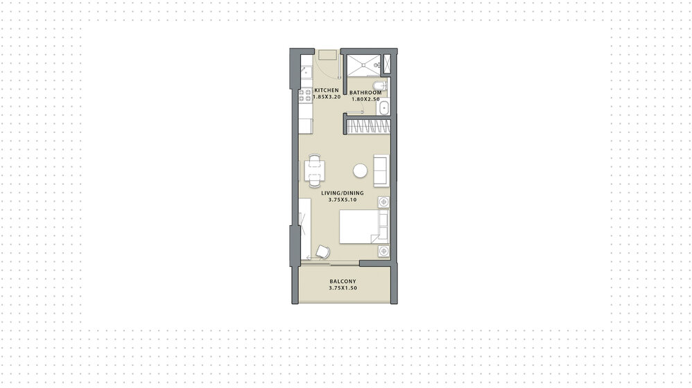Apartamentos a la venta - Dubai - Comprar para 196.025 $ — imagen 14