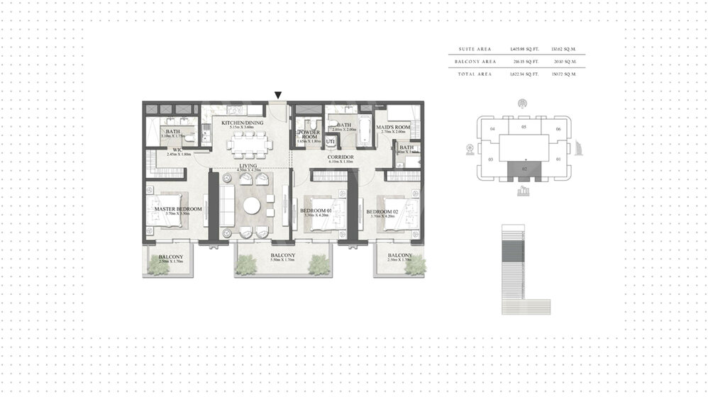 Compre una propiedad - 3 habitaciones - EAU — imagen 30