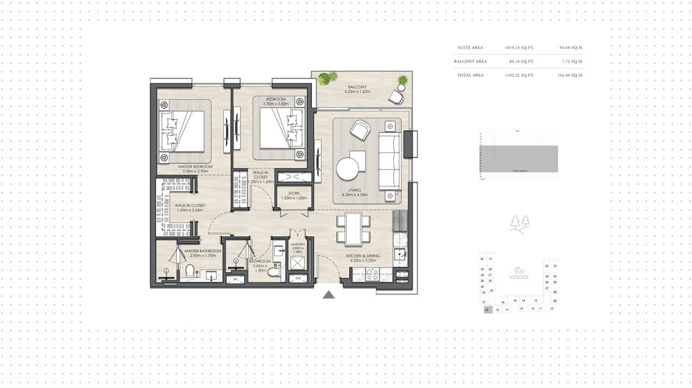 Immobilie kaufen - 2 Zimmer - Dubai Hills Estate, VAE – Bild 9