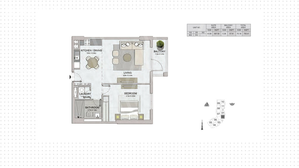 Apartamentos a la venta - Comprar para 748.800 $ — imagen 1