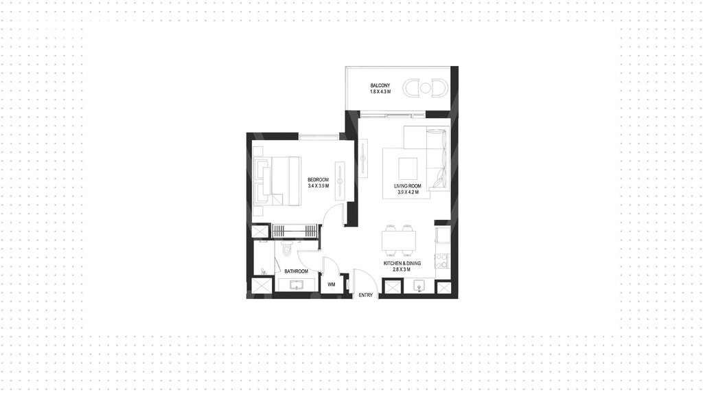 Apartments zum verkauf - Abu Dhabi - für 253.200 $ kaufen – Bild 1