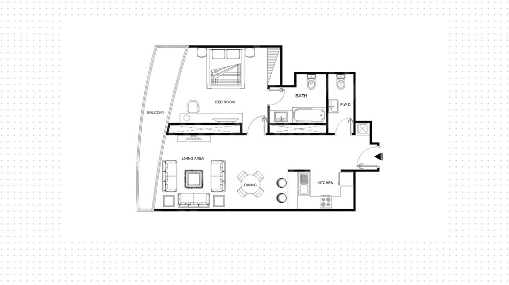 51 Wohnungen kaufen  - 1 Zimmer - Downtown Dubai, VAE – Bild 1
