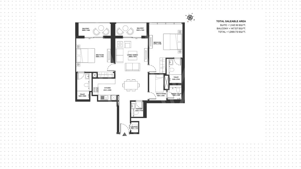 Acheter 366 appartements - MBR City, Émirats arabes unis – image 29