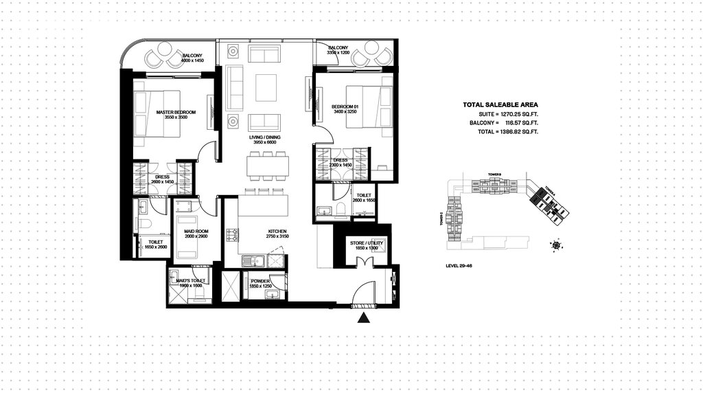 Apartamentos a la venta - Dubai - Comprar para 743.100 $ — imagen 1