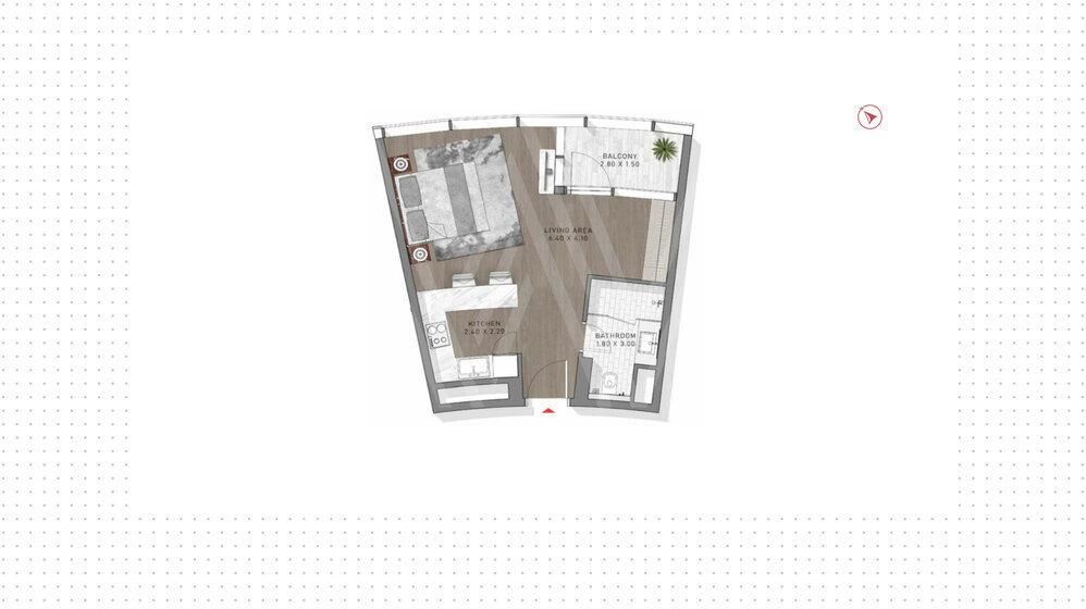 Compre 412 apartamentos  - Estudios - EAU — imagen 13