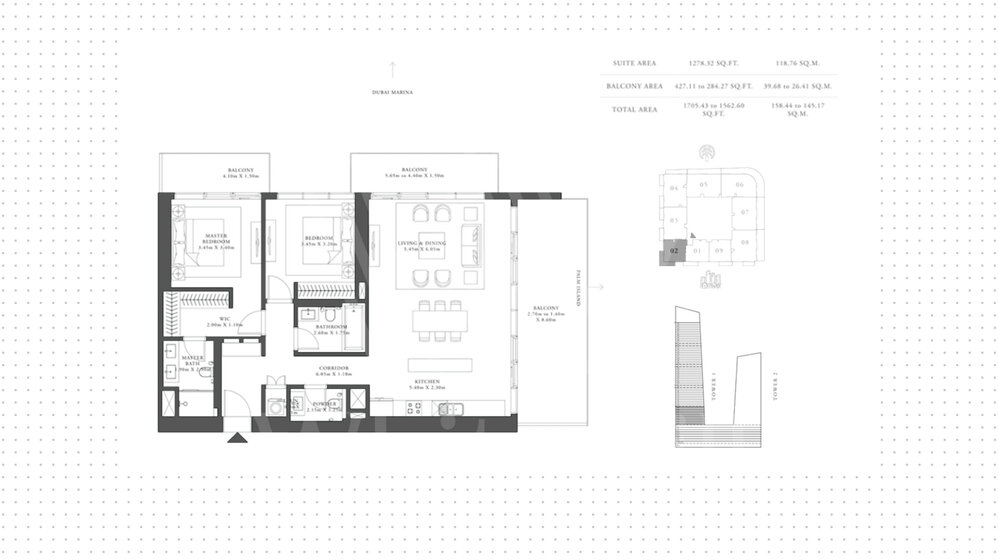 260 stüdyo daire satın al - Dubai Harbour, BAE – resim 21