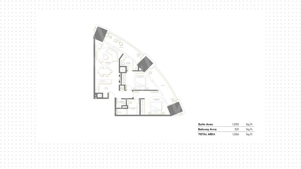 Stüdyo daireler satılık - $2.315.681 fiyata satın al - Palace Beach Residence – resim 22