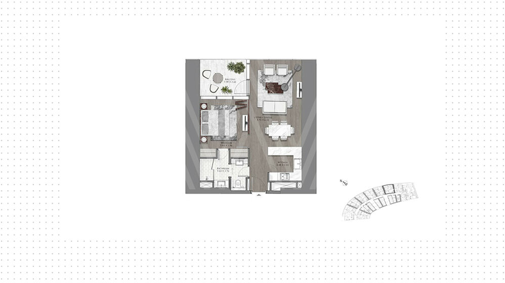 Compre 49 apartamentos  - 1 habitación - Al Safa, EAU — imagen 10