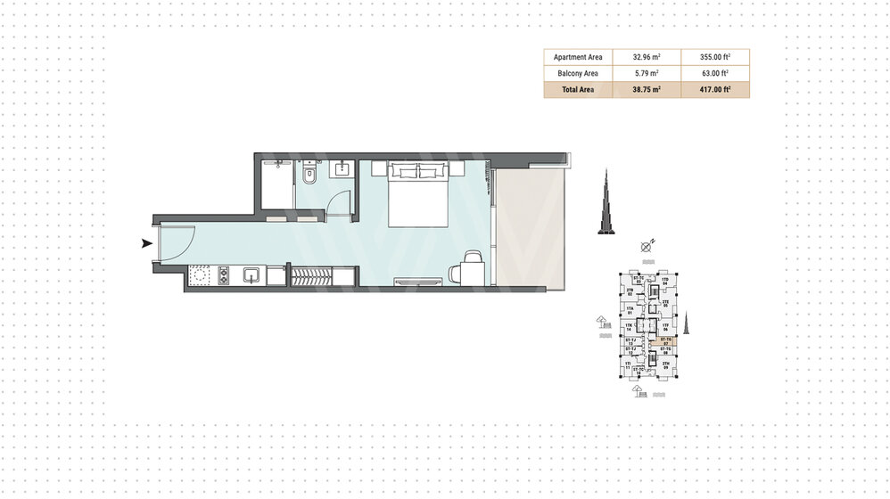 Acheter 412 appartements - Studios - Émirats arabes unis – image 20