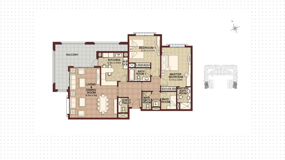 Acheter 431 appartement - Abu Dhabi, Émirats arabes unis – image 21