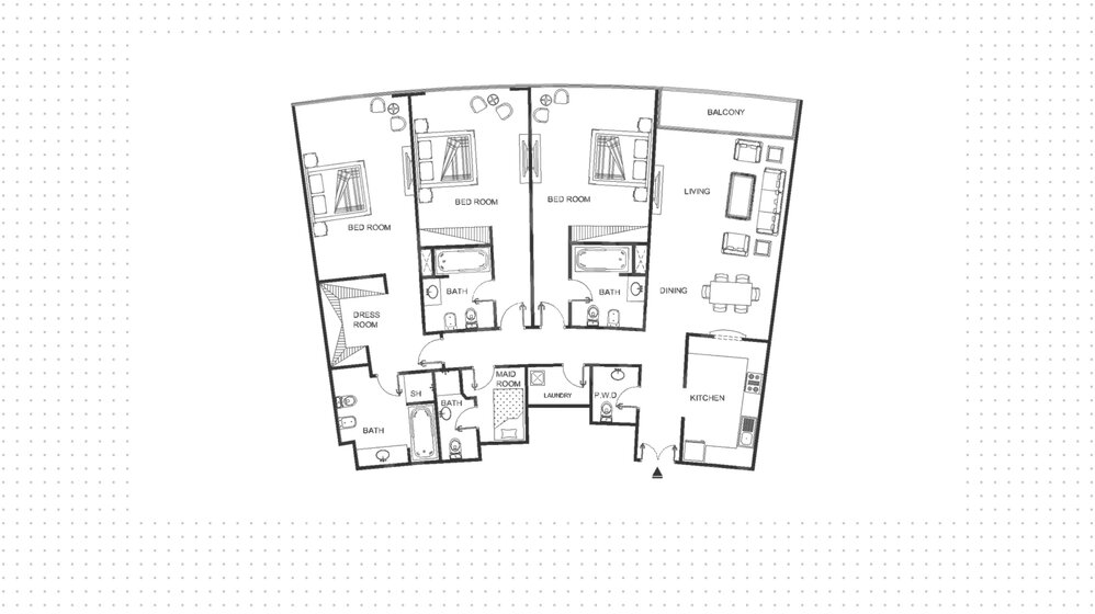 Acheter un bien immobilier - 3 pièces - Émirats arabes unis – image 5